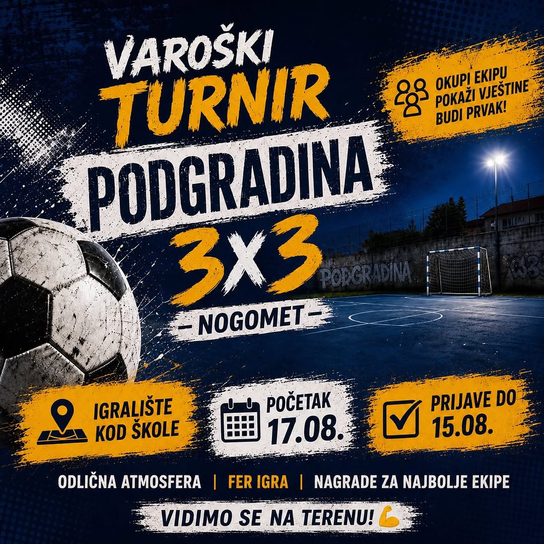 Varoški turnir Podgradina 3x3