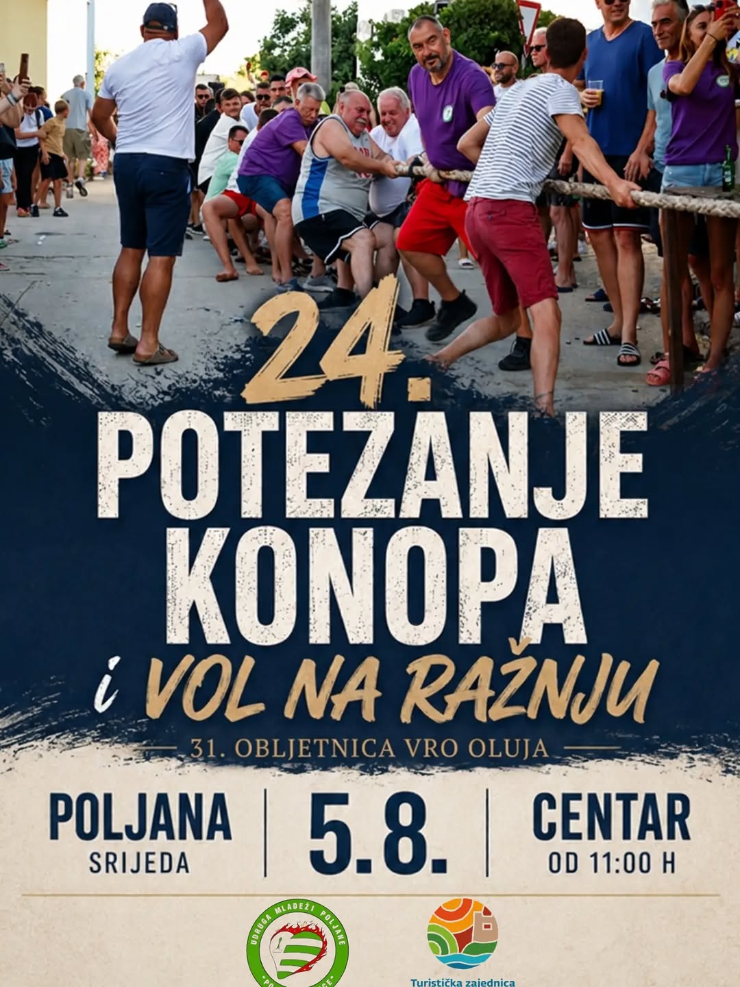 24. Potezanje konoba i vol na ražnju