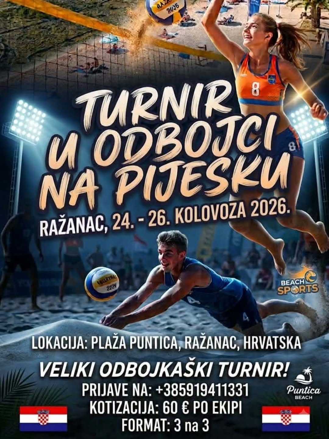 Turnir u odbojci na pijesku