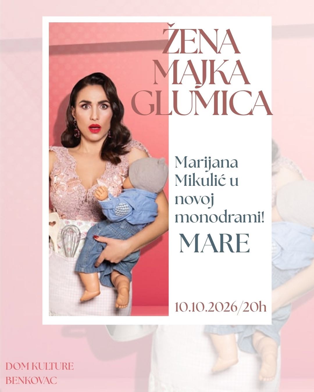 Marijana Mikulić: Mare #zenamajkaglumica