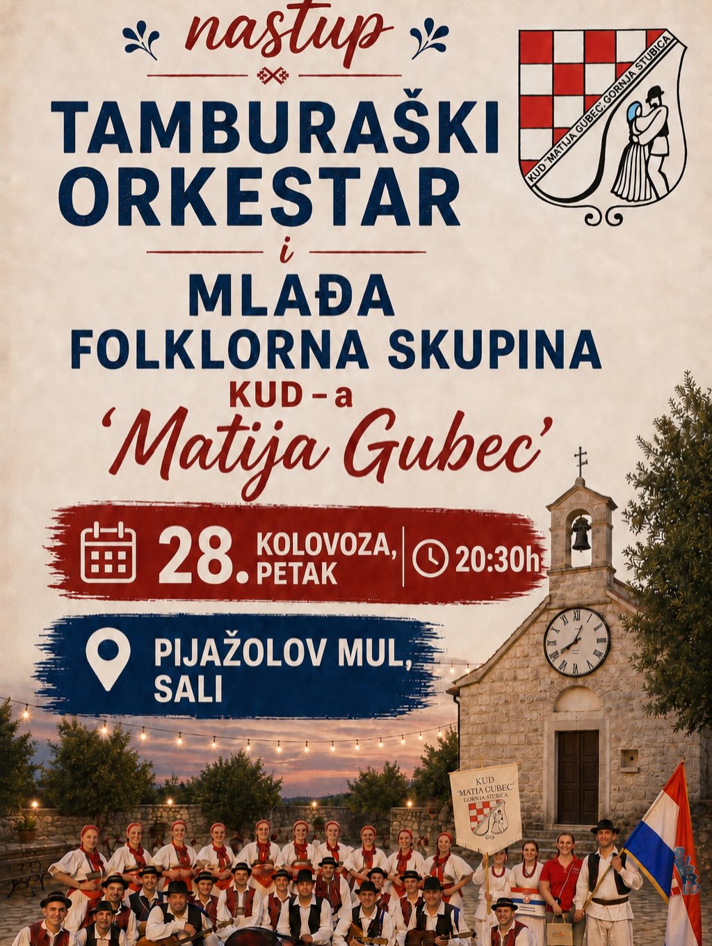 Tamburaški orkestar i mlađa folklorna skupina KUD-a Matija Gubec