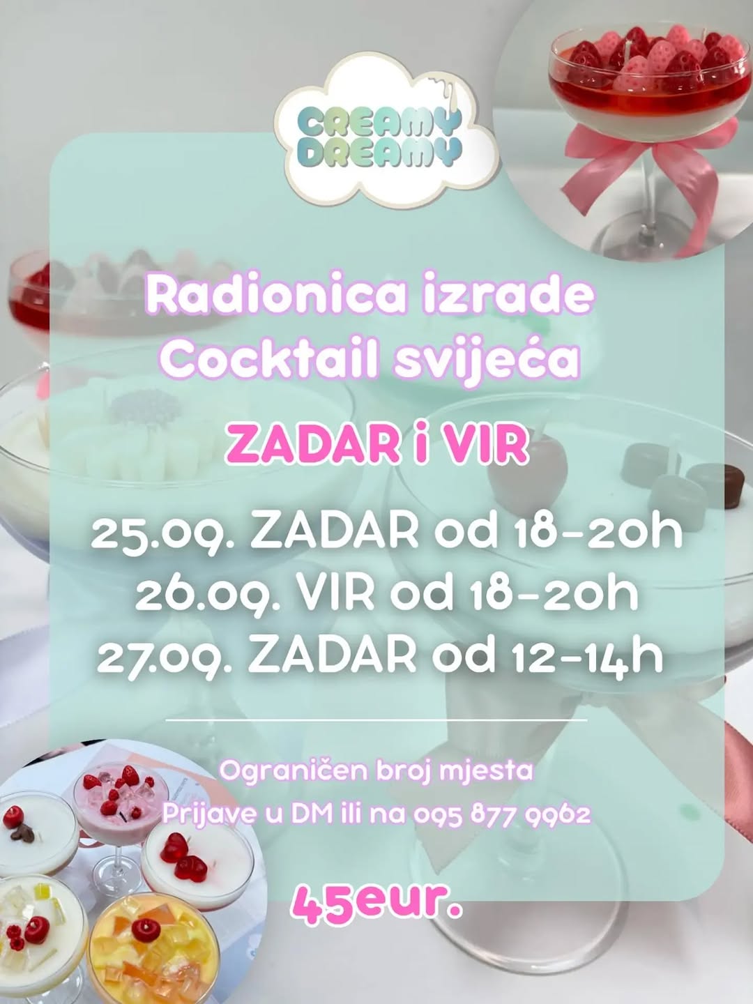 Radionica izrade Cocktail svijeća