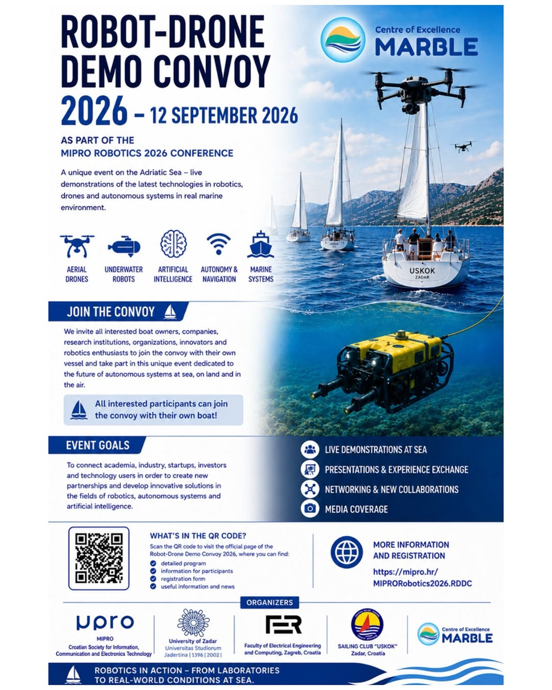 Robot-Drone Demo Convoy